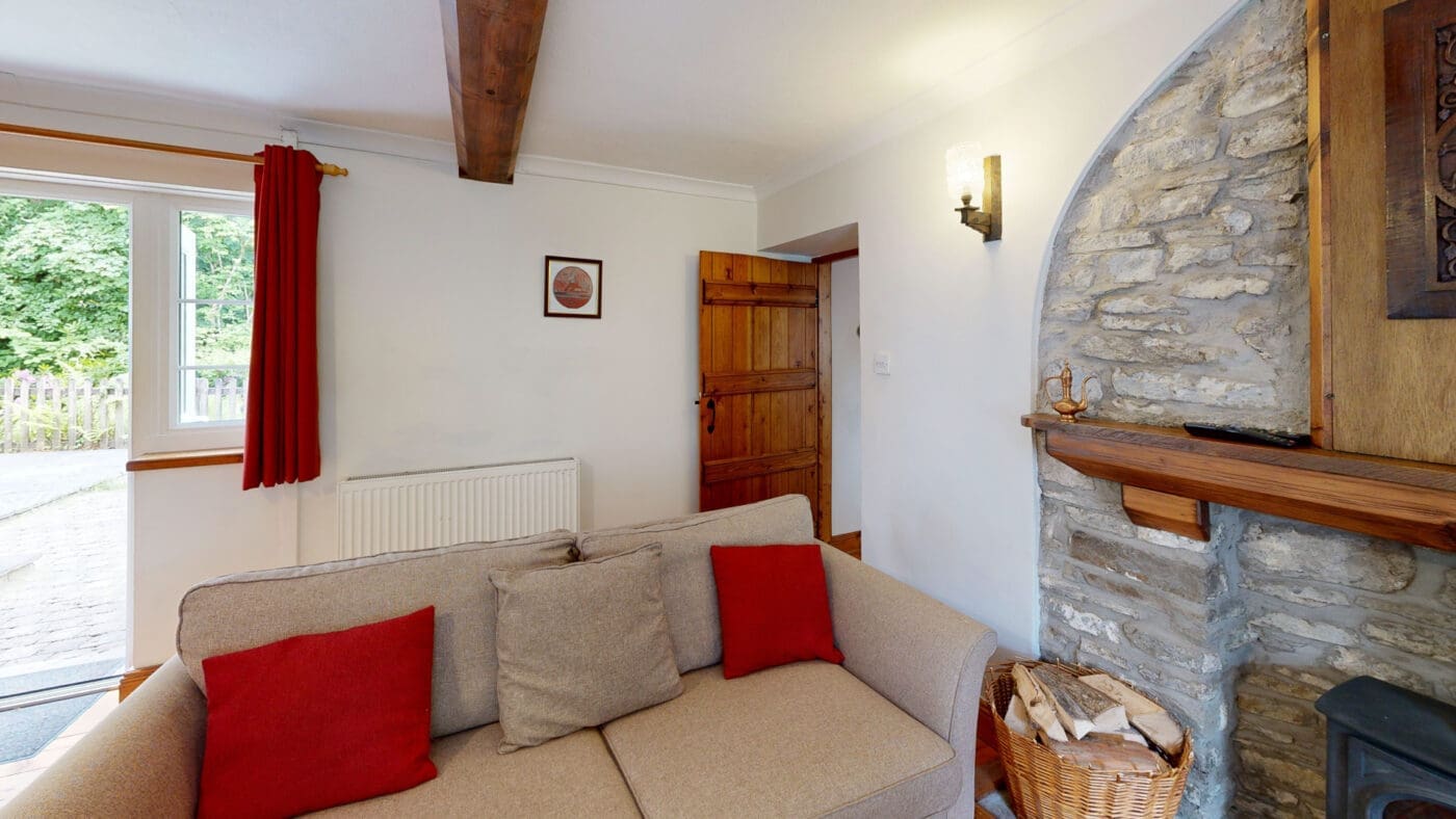 Lounge in Y Stabl holiday cottage