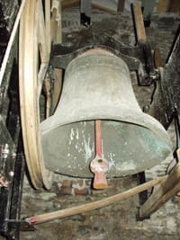 Church Bell at Cilybebyll Church in South Wales The church bells at Cilybebyll countryside retreat