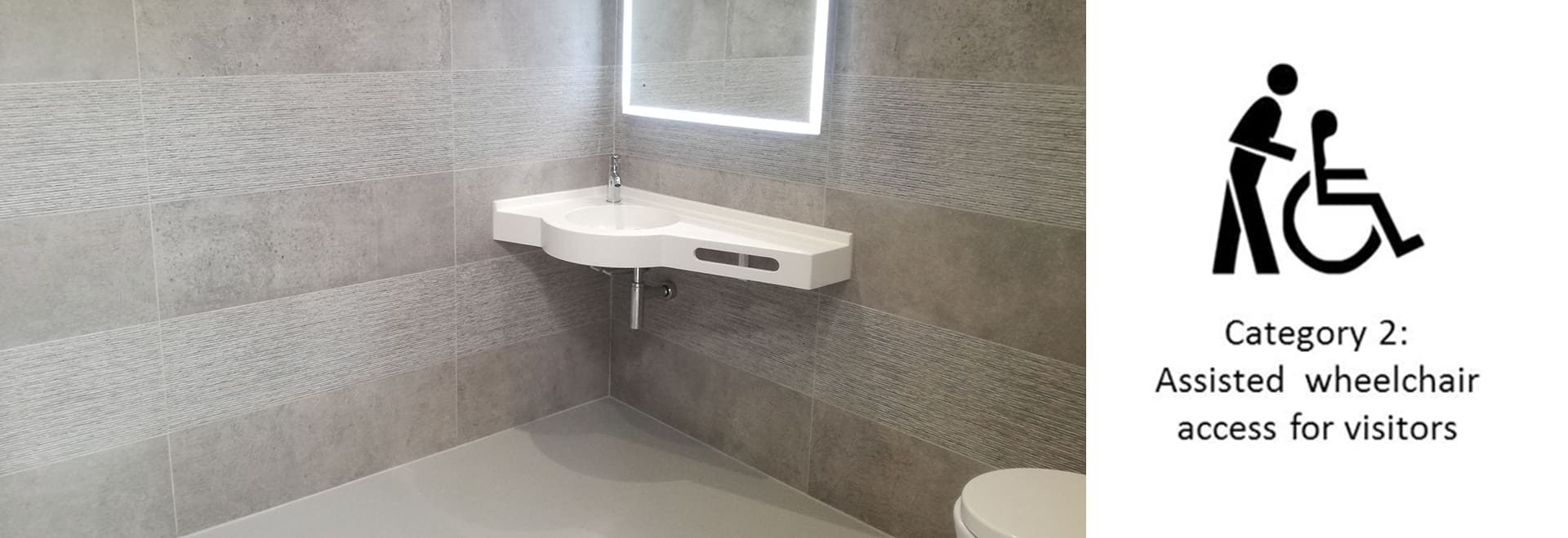 Bathroom in Bwthyn Y Saer Disabled Friendly Holiday Cottage